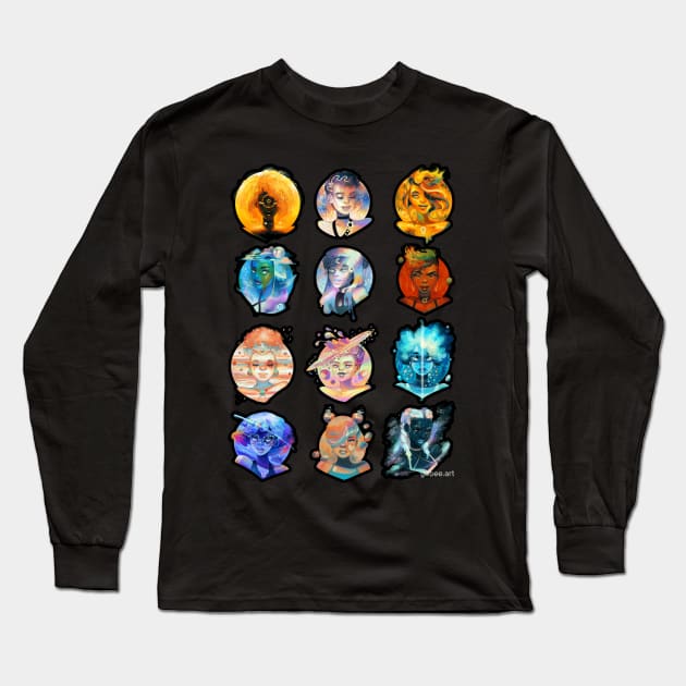 Planettes Long Sleeve T-Shirt by GDBee